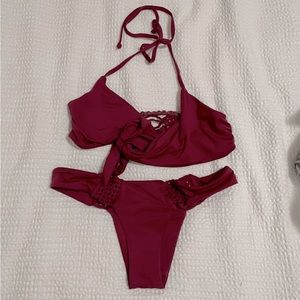 Frankie’s bikinis maroon